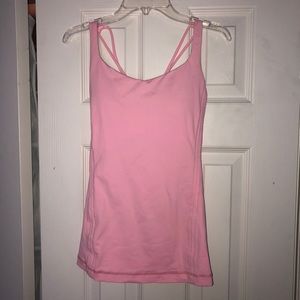 Light pink lululemon tank